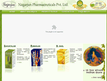Tablet Screenshot of nagarjunpharma.com